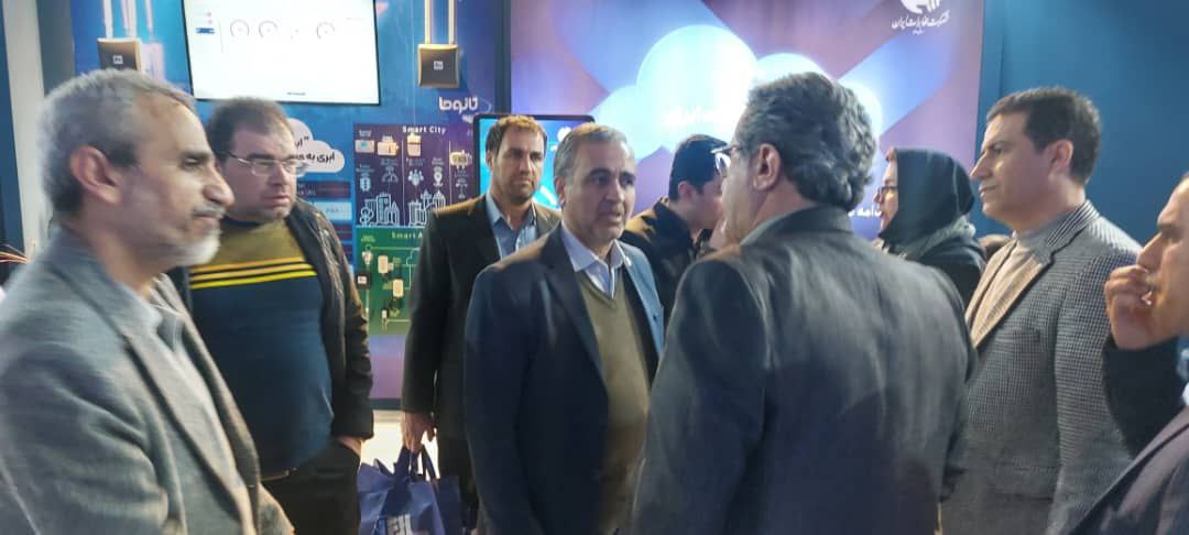 بازدید مدیر مخابرات کرمانشاه از نمایشگاه تلکام