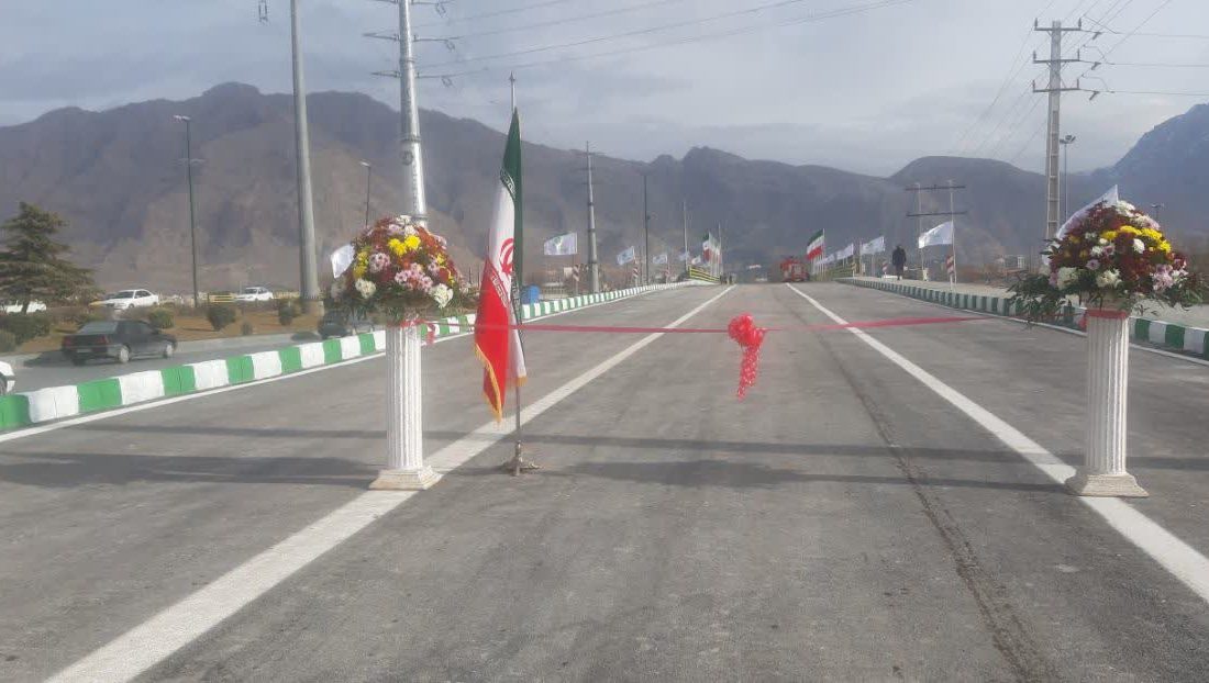 مسیر جنوب به شمال پل قرهسو به بهره برداری رسید