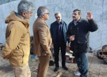 بازدید معاونت بهره‌برداری و توسعه آب و جمعی از مدیران آبفا از تصفیه‌خانه آب شرب شهر کرمانشاه