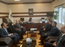 دیدار مدیرکل نوسازی مدارس با مدیرکل امور مالیاتی استان کرمانشاه