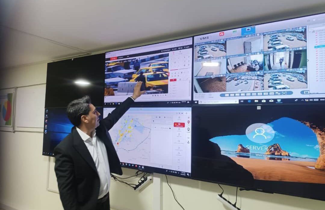 احداث اتاق مانیتورینگ در سازمان حمل و نقل مسافر شهرداری کرمانشاه